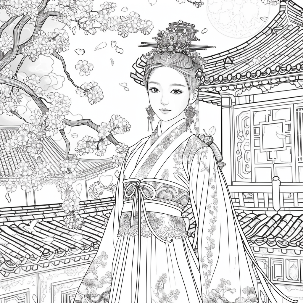 Moonlit Blossoms: The Silent Princess