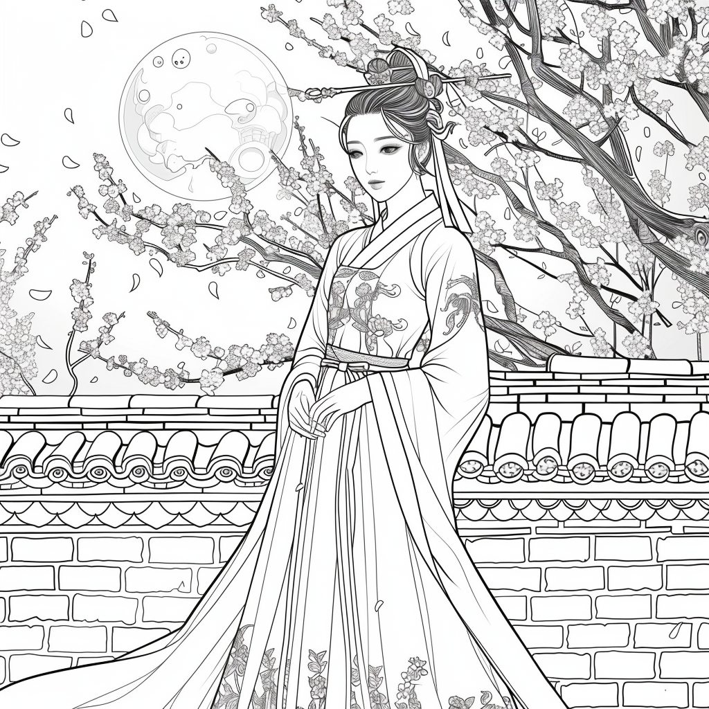 Moonlit Blossoms: The Silent Princess