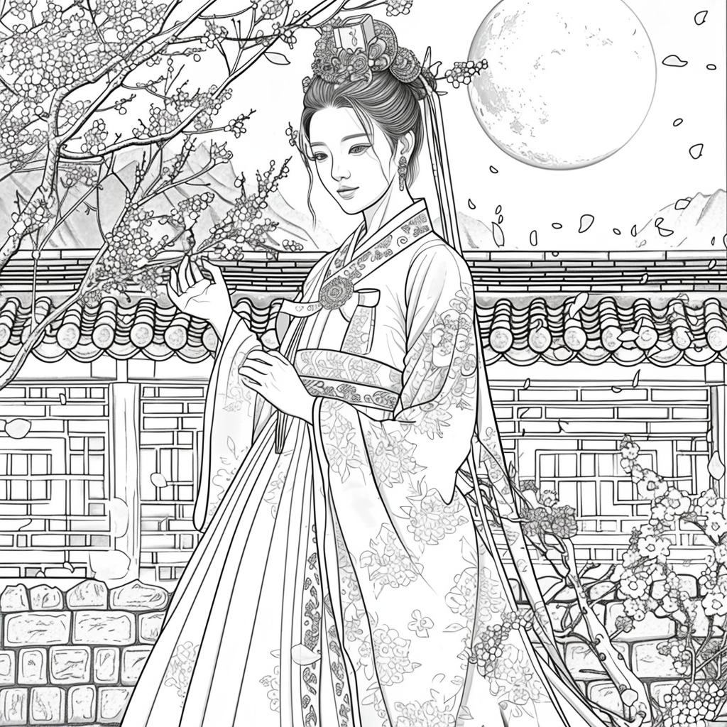 Moonlit Blossoms: The Silent Princess