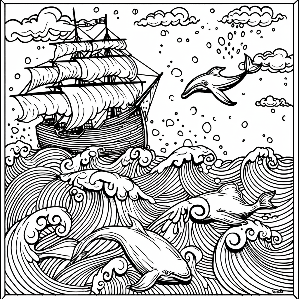 Whimsical Voyage – The Giant of the Sea and the World Above