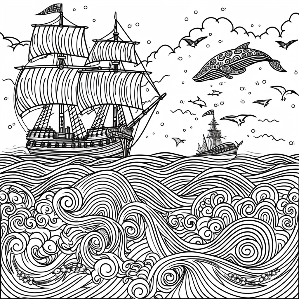 Whimsical Voyage – The Giant of the Sea and the World Above