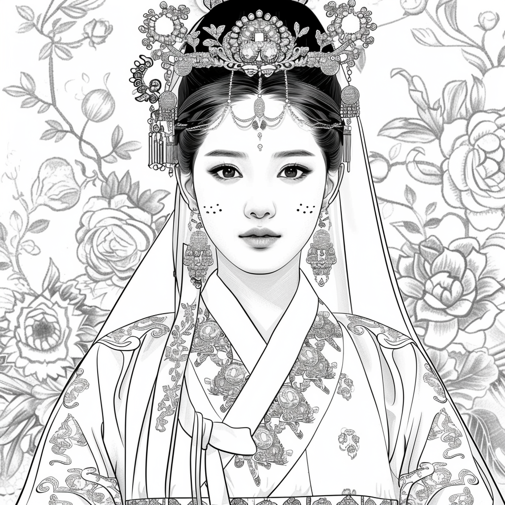 The Radiant Bride of Blossoms