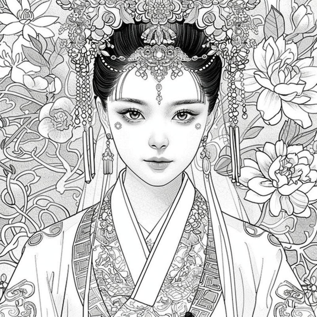 The Radiant Bride of Blossoms