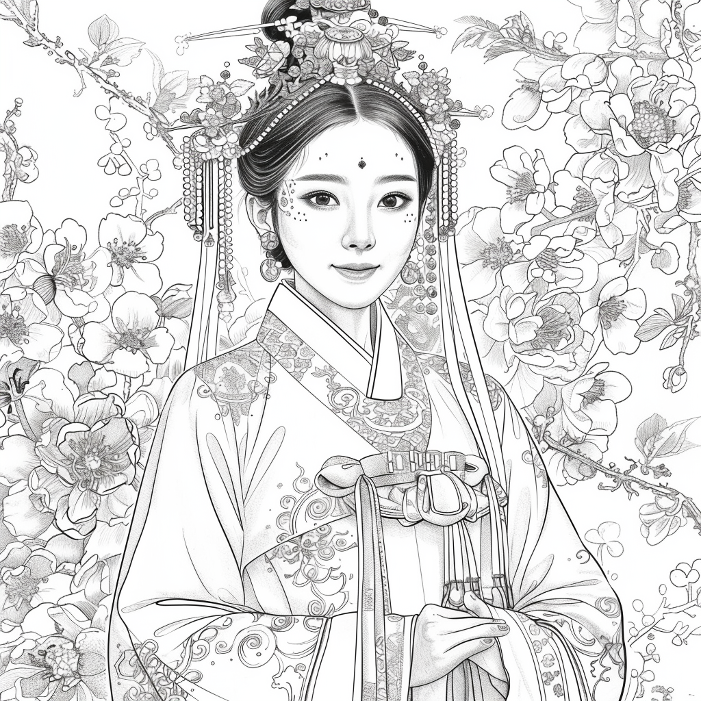 The Radiant Bride of Blossoms