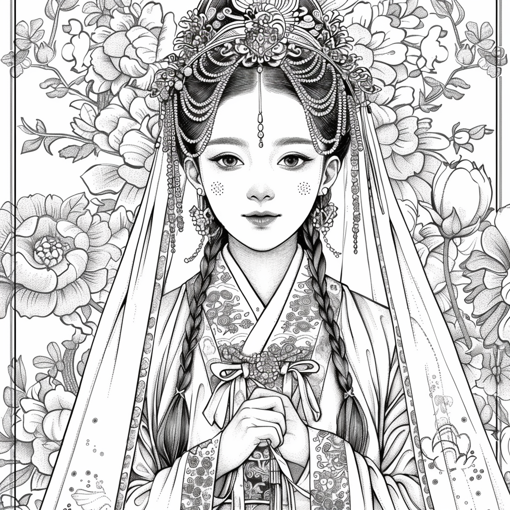 The Radiant Bride of Blossoms
