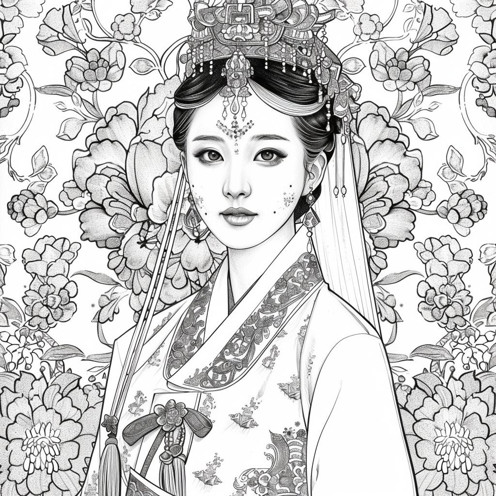 The Radiant Bride of Blossoms