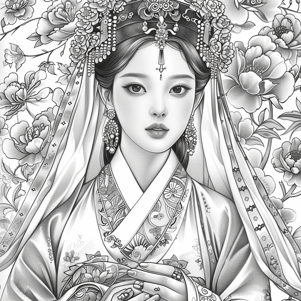 The Radiant Bride of Blossoms