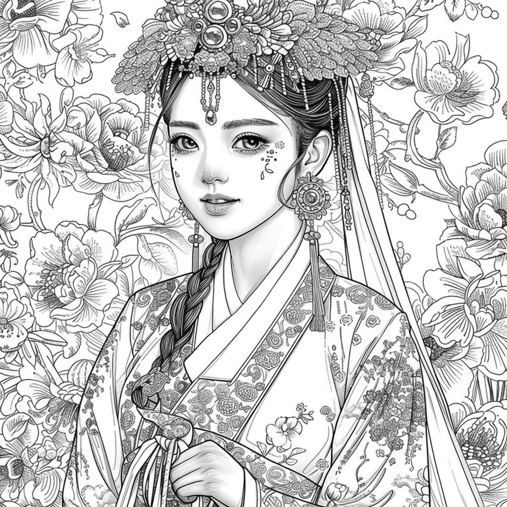 The Radiant Bride of Blossoms