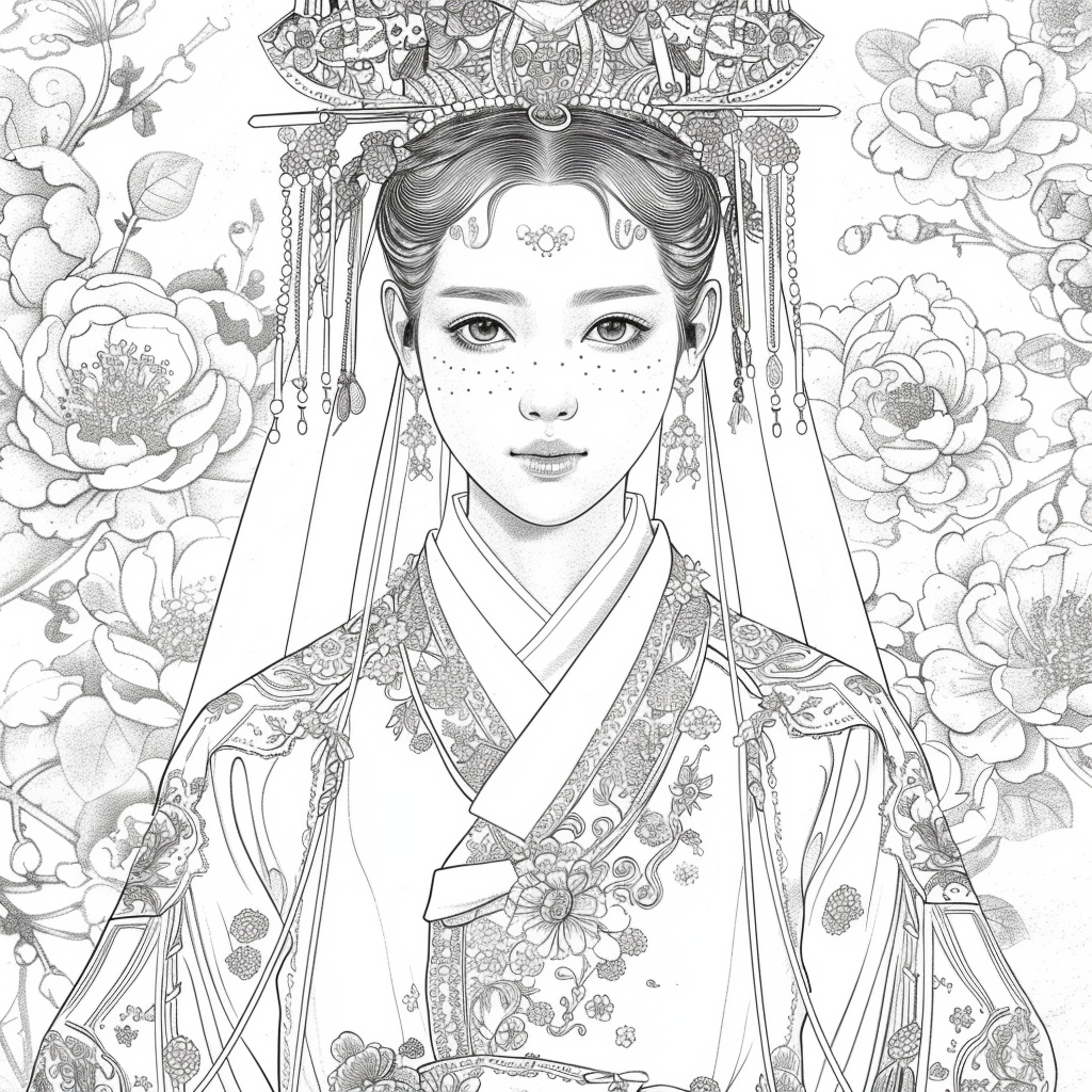 The Radiant Bride of Blossoms