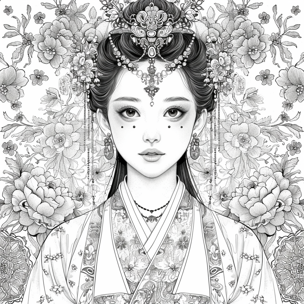 The Radiant Bride of Blossoms