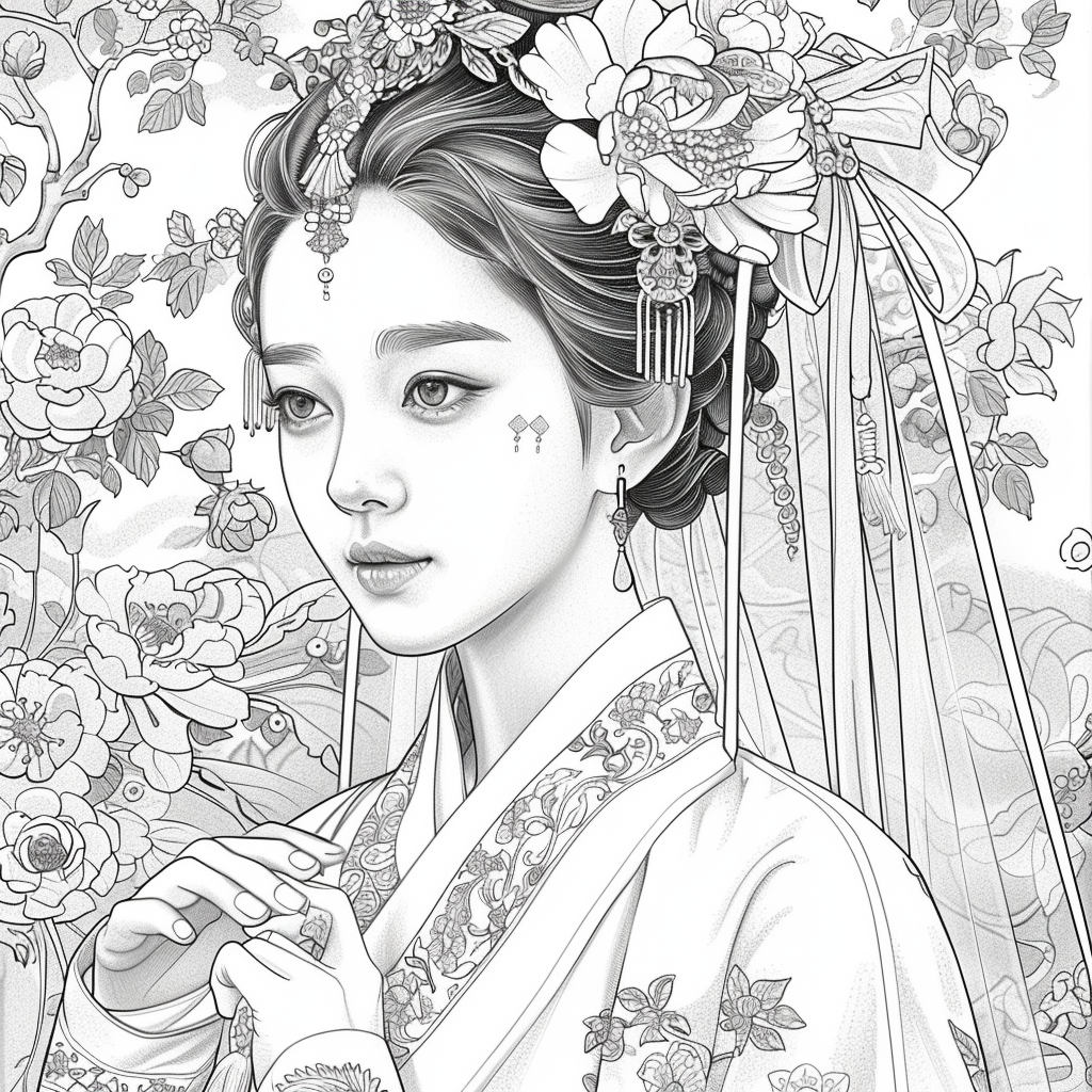 The Radiant Bride of Blossoms