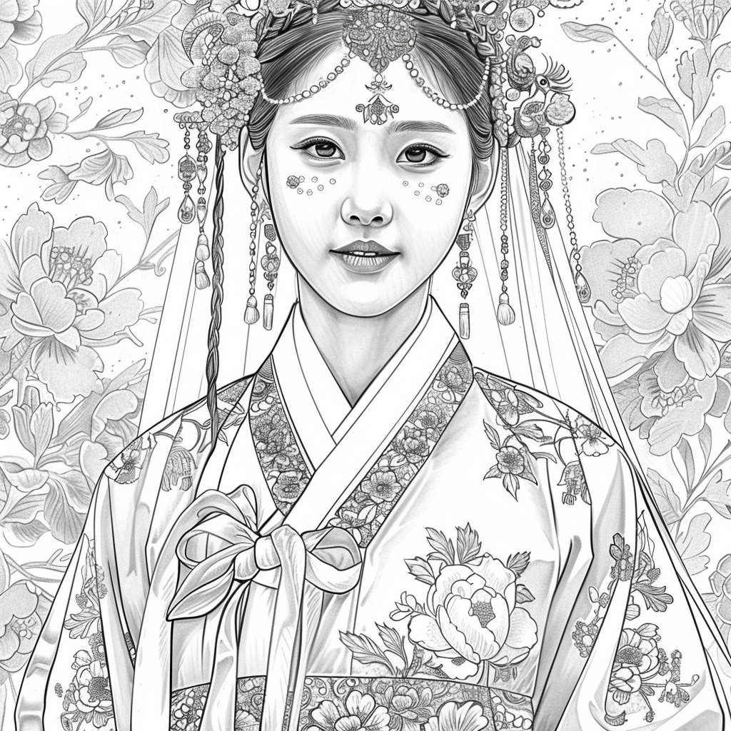 The Radiant Bride of Blossoms