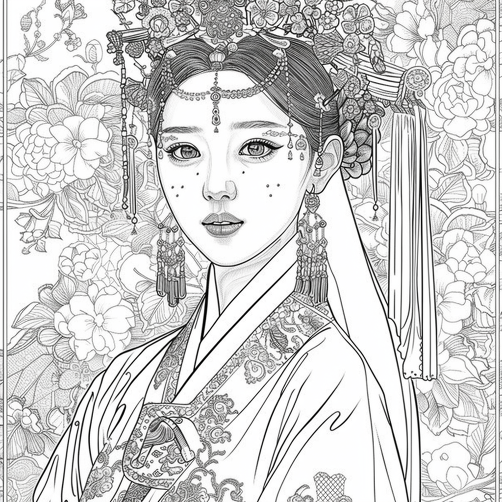 The Radiant Bride of Blossoms