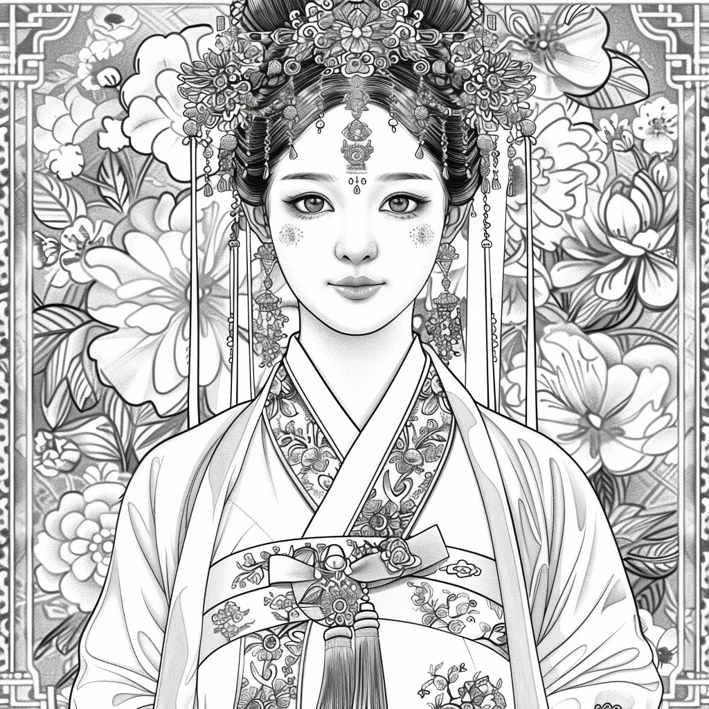 The Radiant Bride of Blossoms