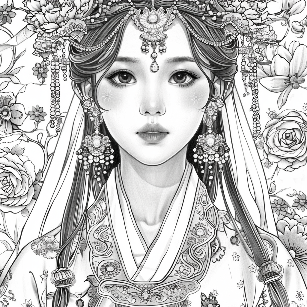 The Radiant Bride of Blossoms