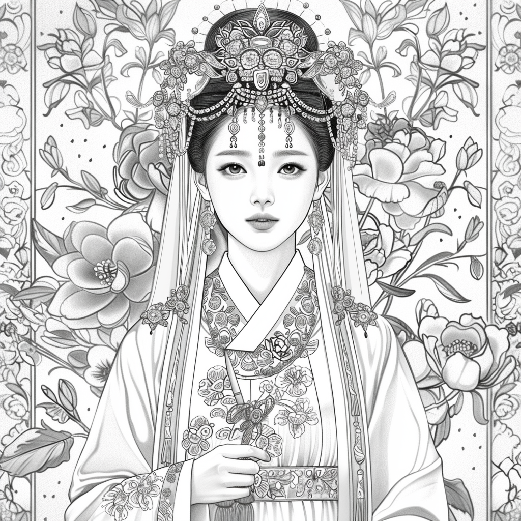 The Radiant Bride of Blossoms