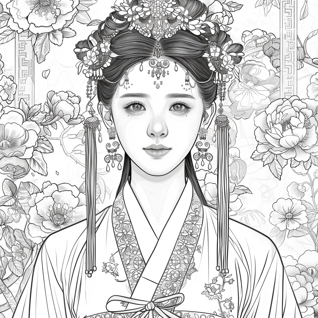 The Radiant Bride of Blossoms