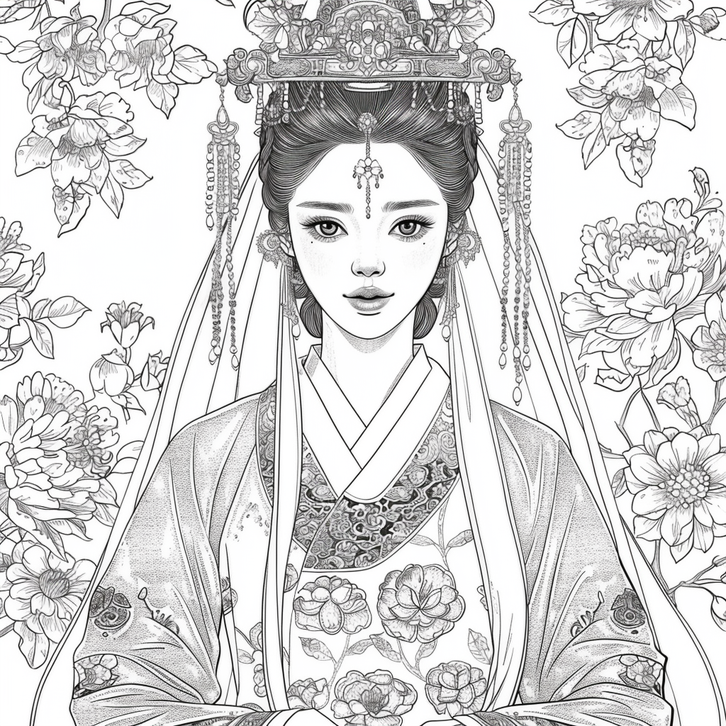 The Radiant Bride of Blossoms