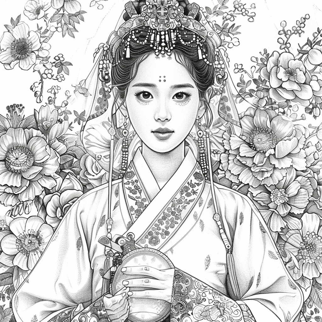 The Radiant Bride of Blossoms
