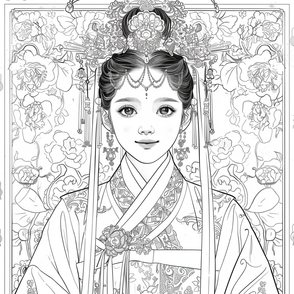 Blossom Crown: The Korean Bride of Radiant Traditions
