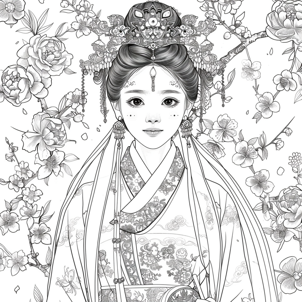Blossom Crown: The Korean Bride of Radiant Traditions