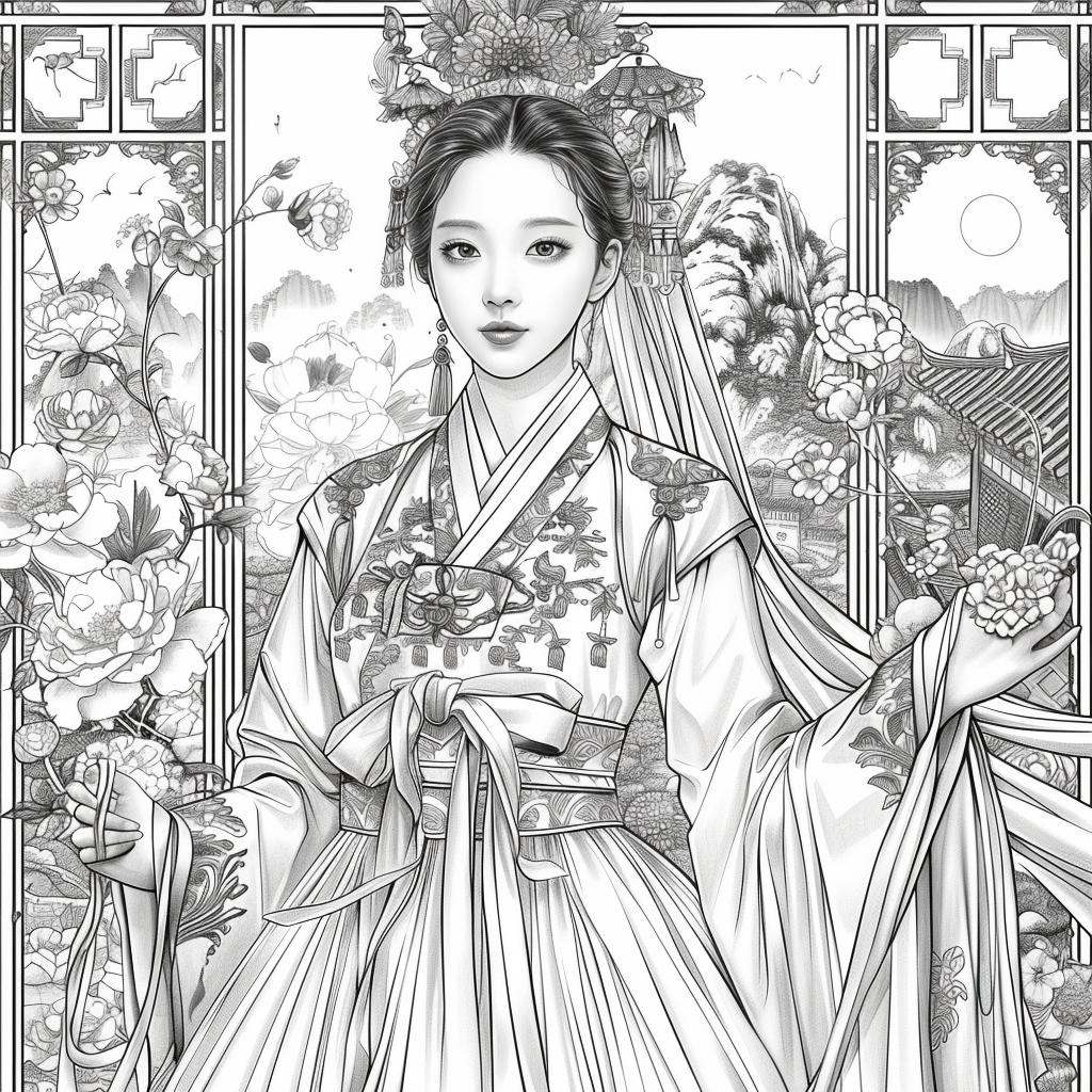 Golden Majesty: The Korean Queen of Eternal Grace