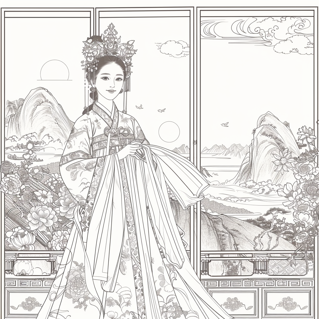 Golden Majesty: The Korean Queen of Eternal Grace