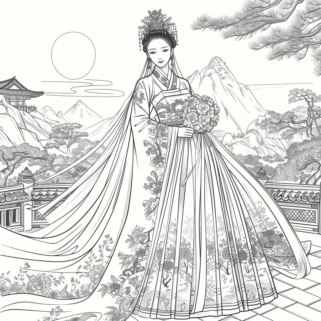 Golden Majesty: The Korean Queen of Eternal Grace