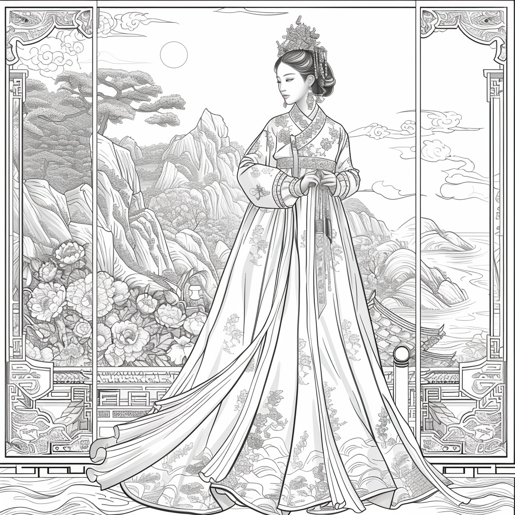 Golden Majesty: The Korean Queen of Eternal Grace