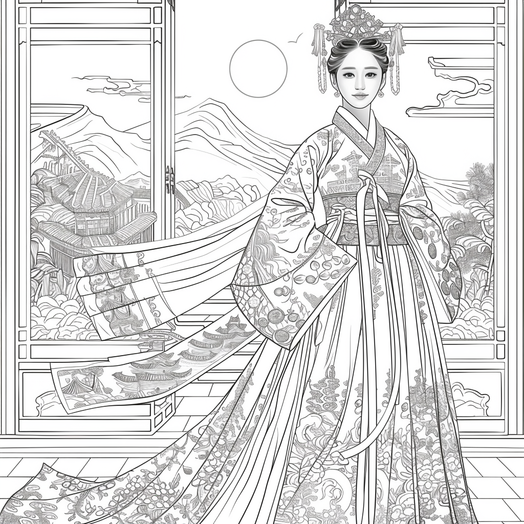 Golden Majesty: The Korean Queen of Eternal Grace