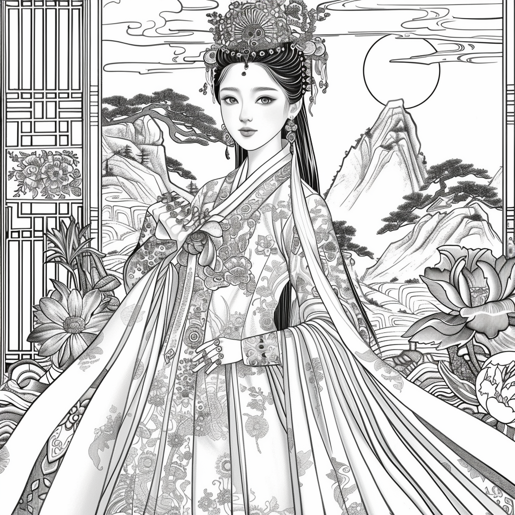 Golden Majesty: The Korean Queen of Eternal Grace