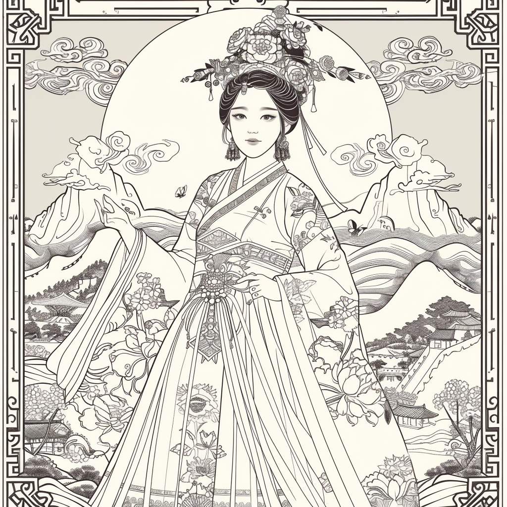 Golden Majesty: The Korean Queen of Eternal Grace