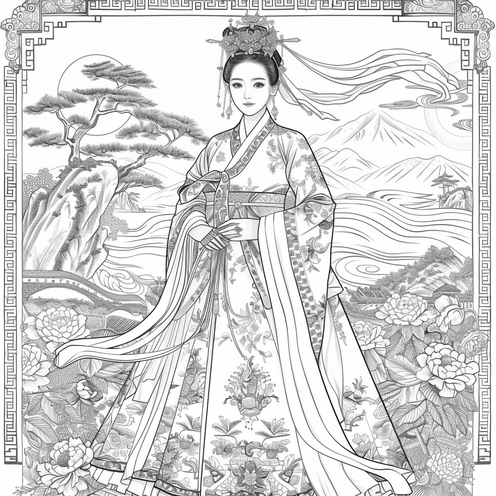 Golden Majesty: The Korean Queen of Eternal Grace