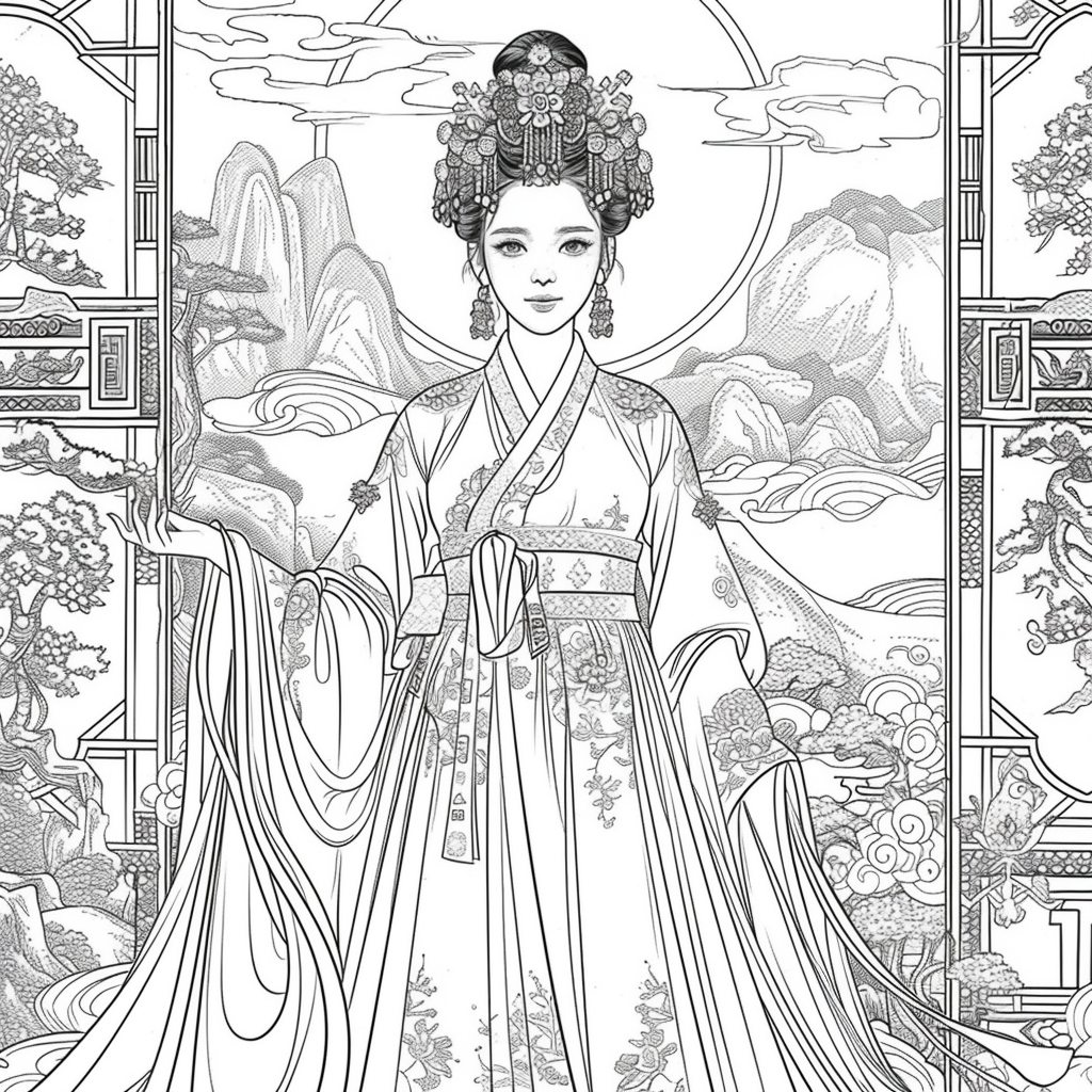 Golden Majesty: The Korean Queen of Eternal Grace