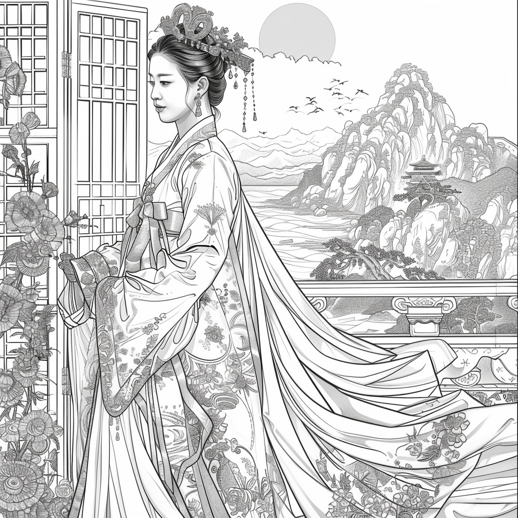 Golden Majesty: The Korean Queen of Eternal Grace