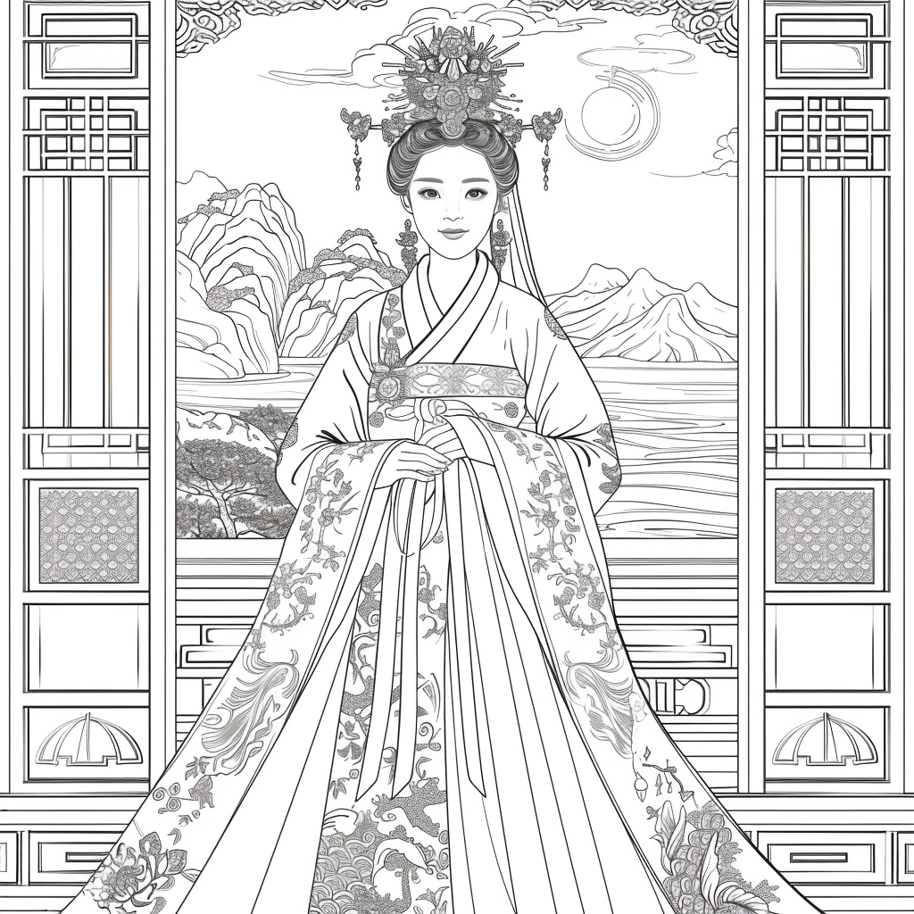Golden Majesty: The Korean Queen of Eternal Grace
