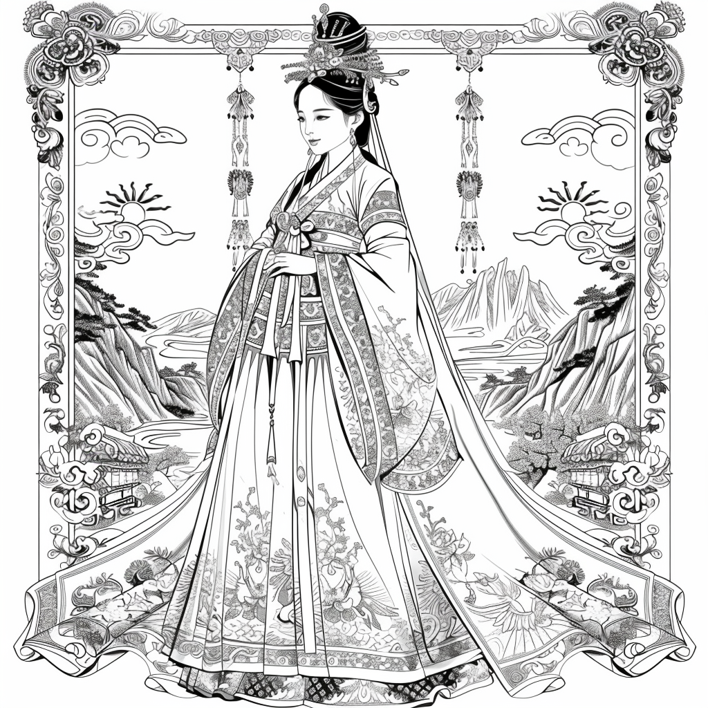 Golden Majesty: The Korean Queen of Eternal Grace
