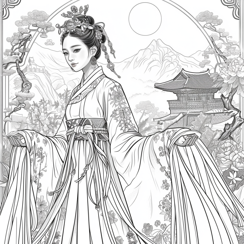 Golden Majesty: The Korean Queen of Eternal Grace