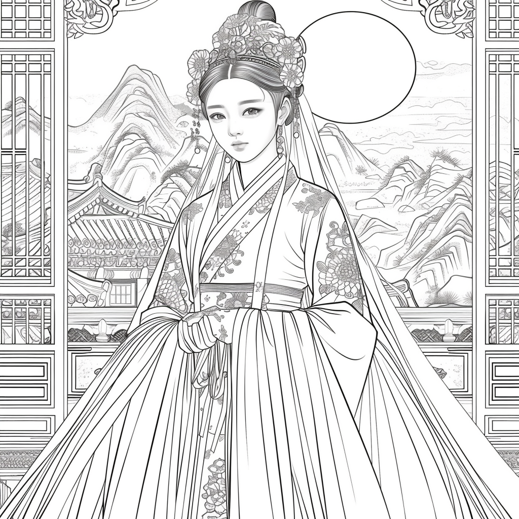 Golden Majesty: The Korean Queen of Eternal Grace