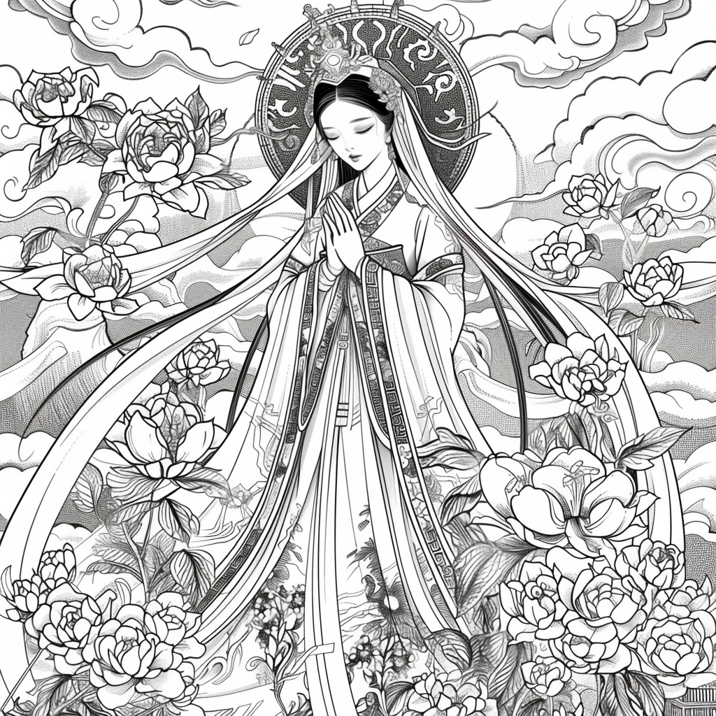 Divine Harmony: The Dragon-Guarded Empress