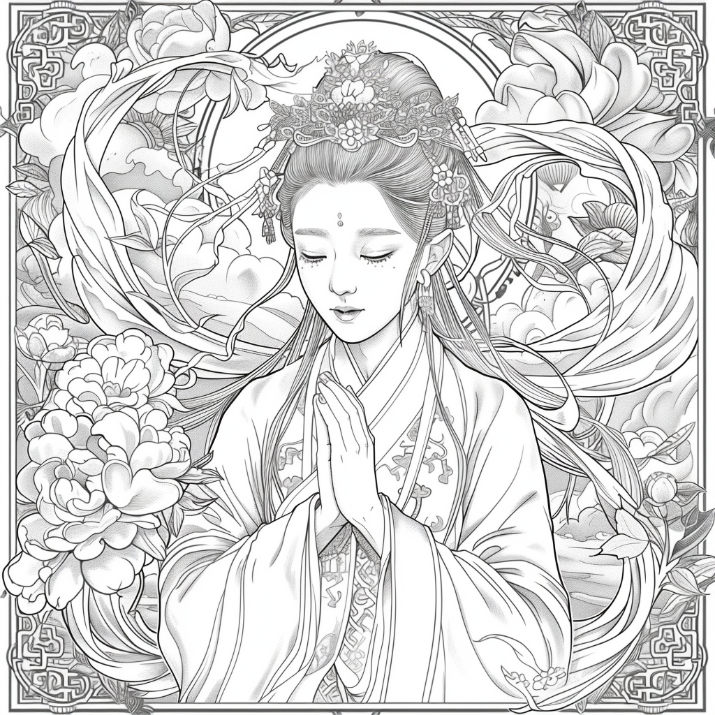 Divine Harmony: The Dragon-Guarded Empress