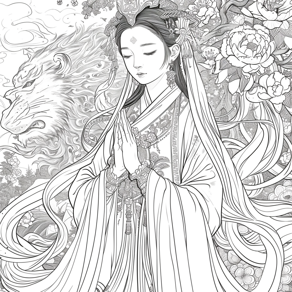 Divine Harmony: The Dragon-Guarded Empress