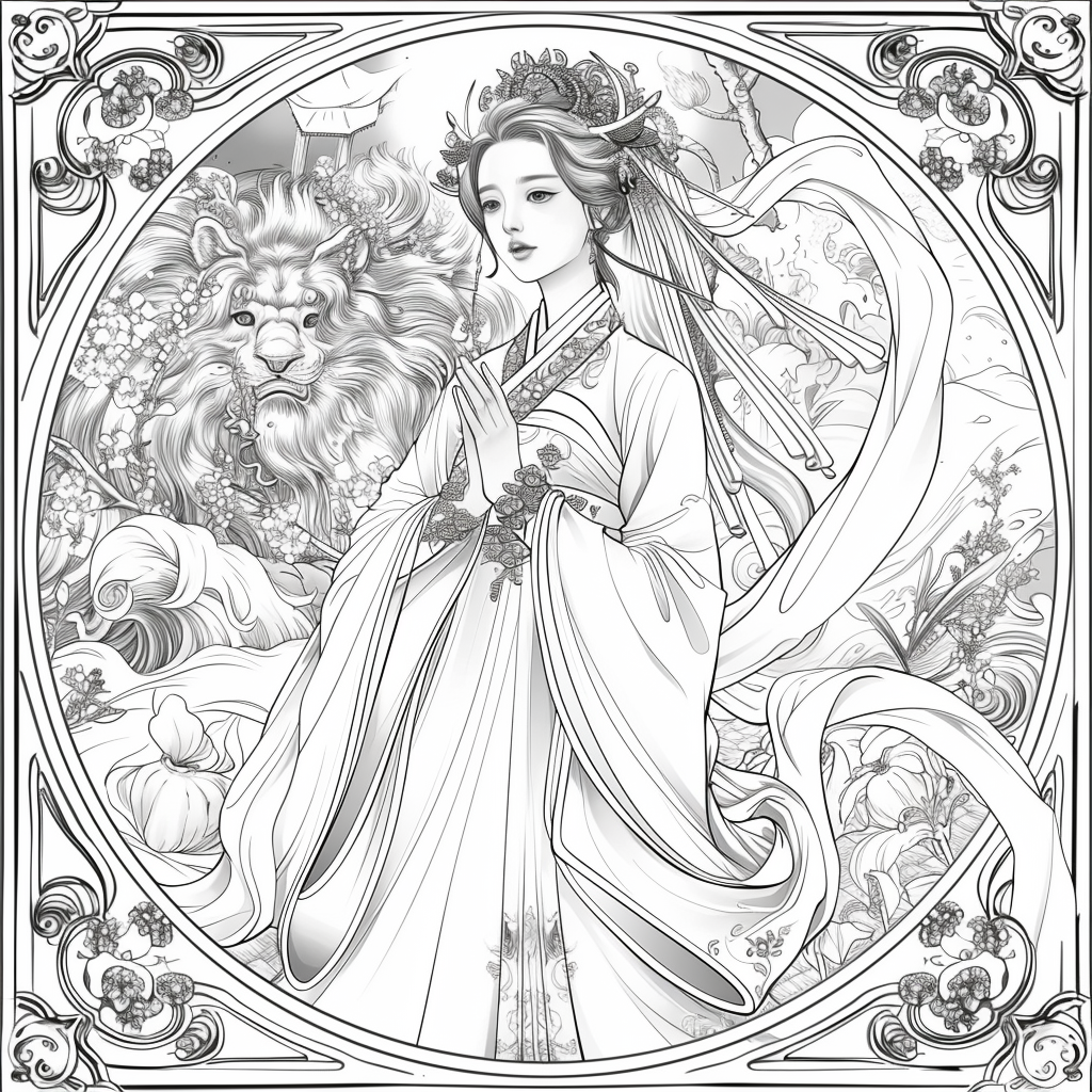 Divine Harmony: The Dragon-Guarded Empress