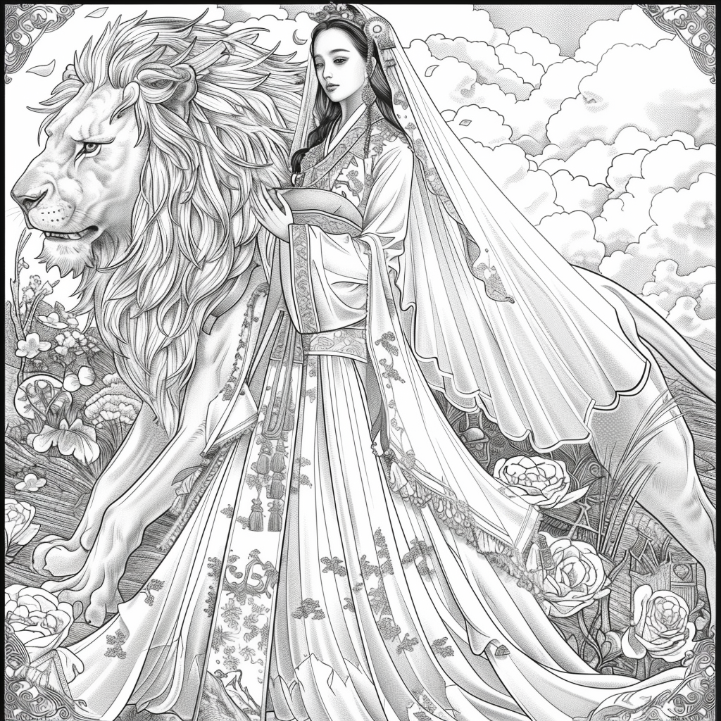 Divine Harmony: The Dragon-Guarded Empress