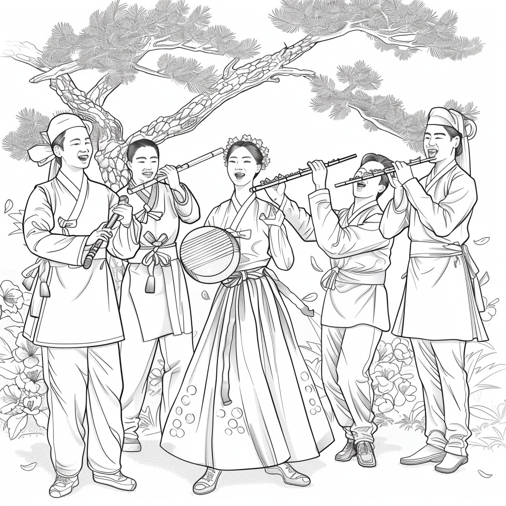 Harmony of Spring: A Traditional Korean Ensemble