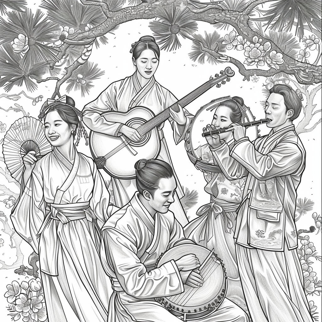 Harmony of Spring: A Traditional Korean Ensemble