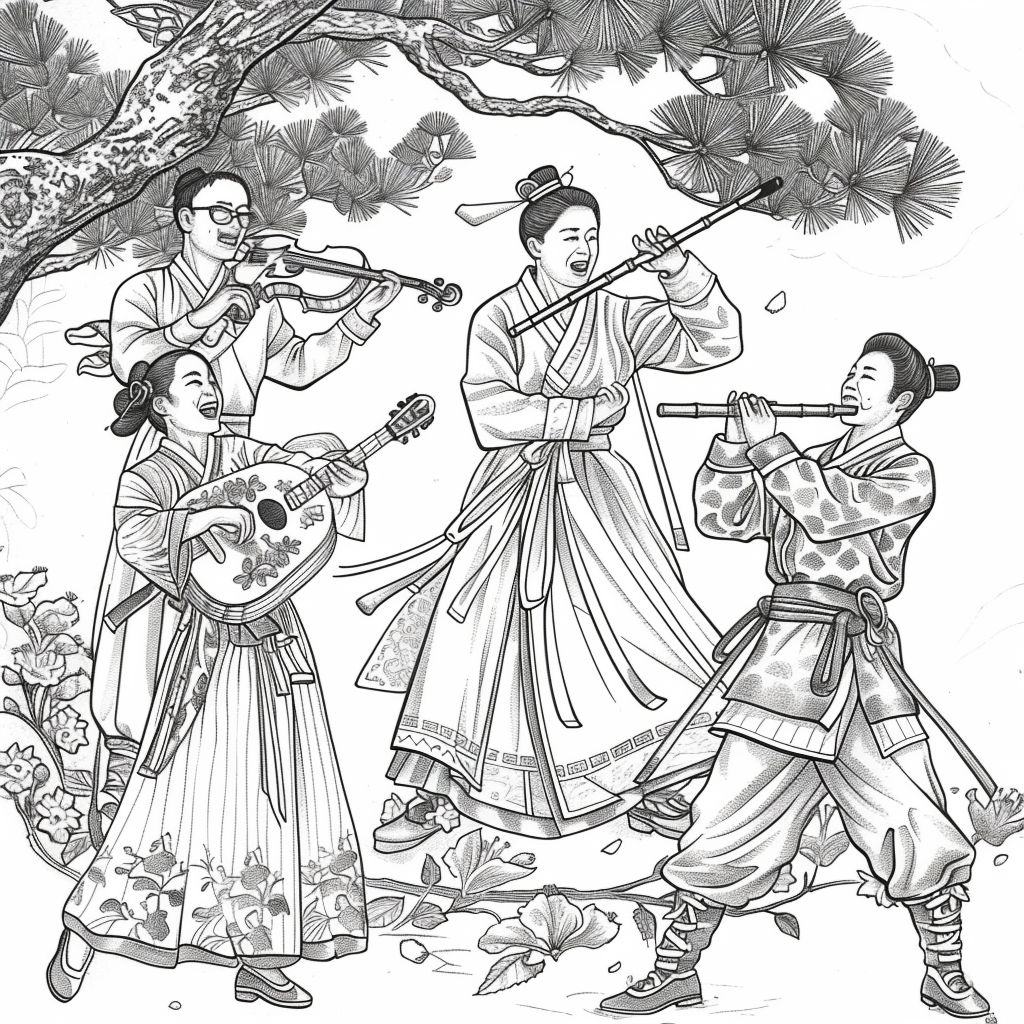 Harmony of Spring: A Traditional Korean Ensemble