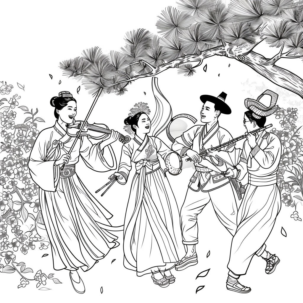 Harmony of Spring: A Traditional Korean Ensemble