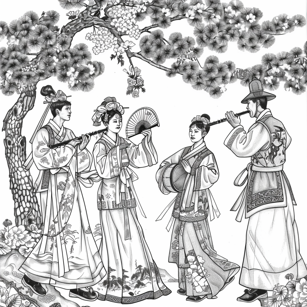 Harmony of Spring: A Traditional Korean Ensemble