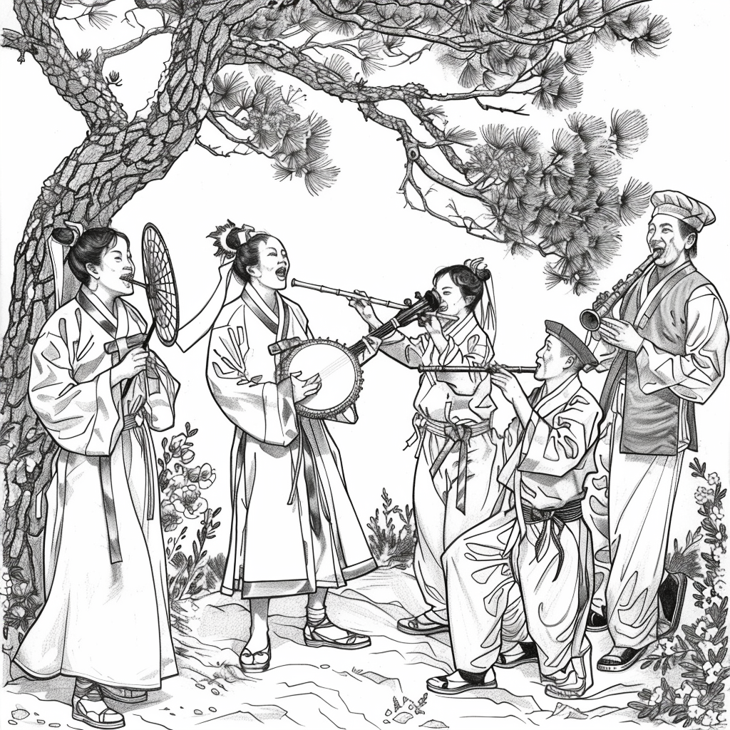 Harmony of Spring: A Traditional Korean Ensemble